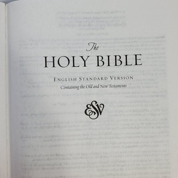 The Holy Bible English Standard Version ESV Hardcover 2011 edition - Picture 8 of 10
